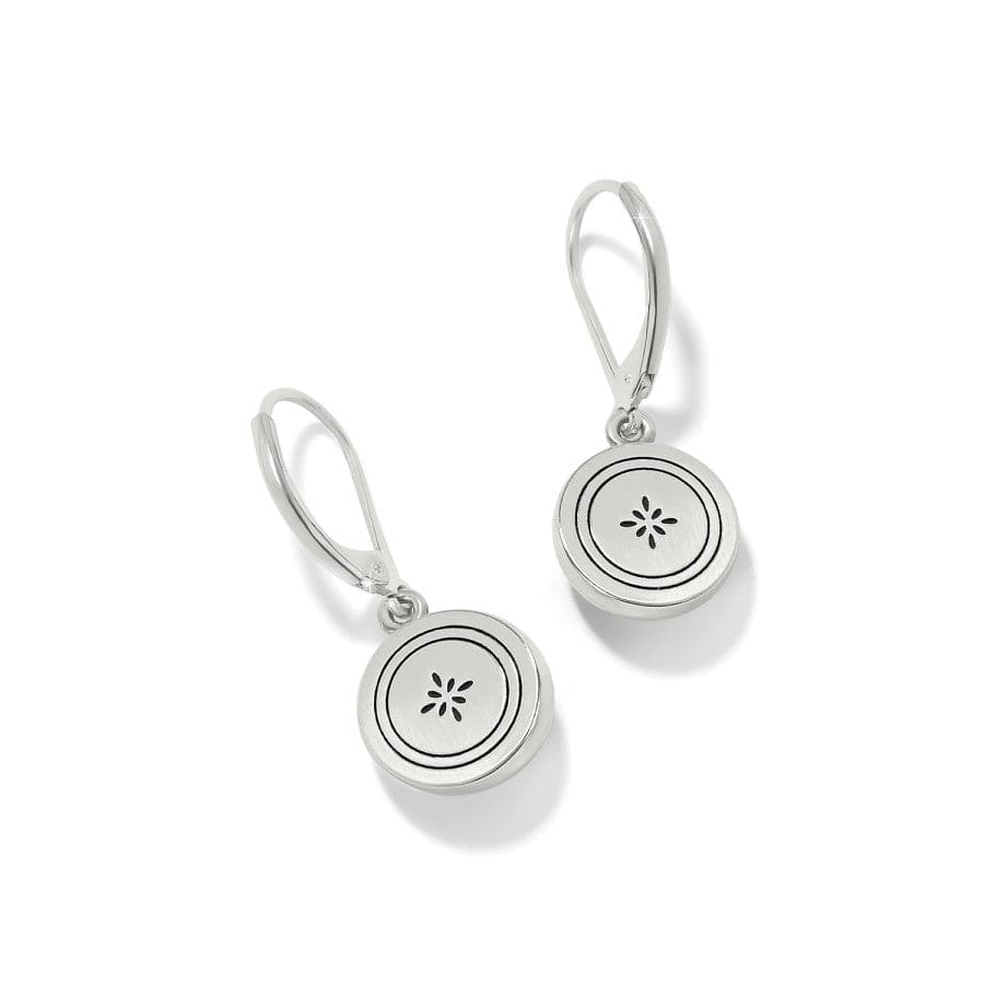 Brighton Mosaic Round Mini Leverback Earrings – Silver - Gold - Juli's Wearable Art