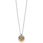 Brighton Mosaic Round Two Tone Mini Necklace - Juli's Wearable Art