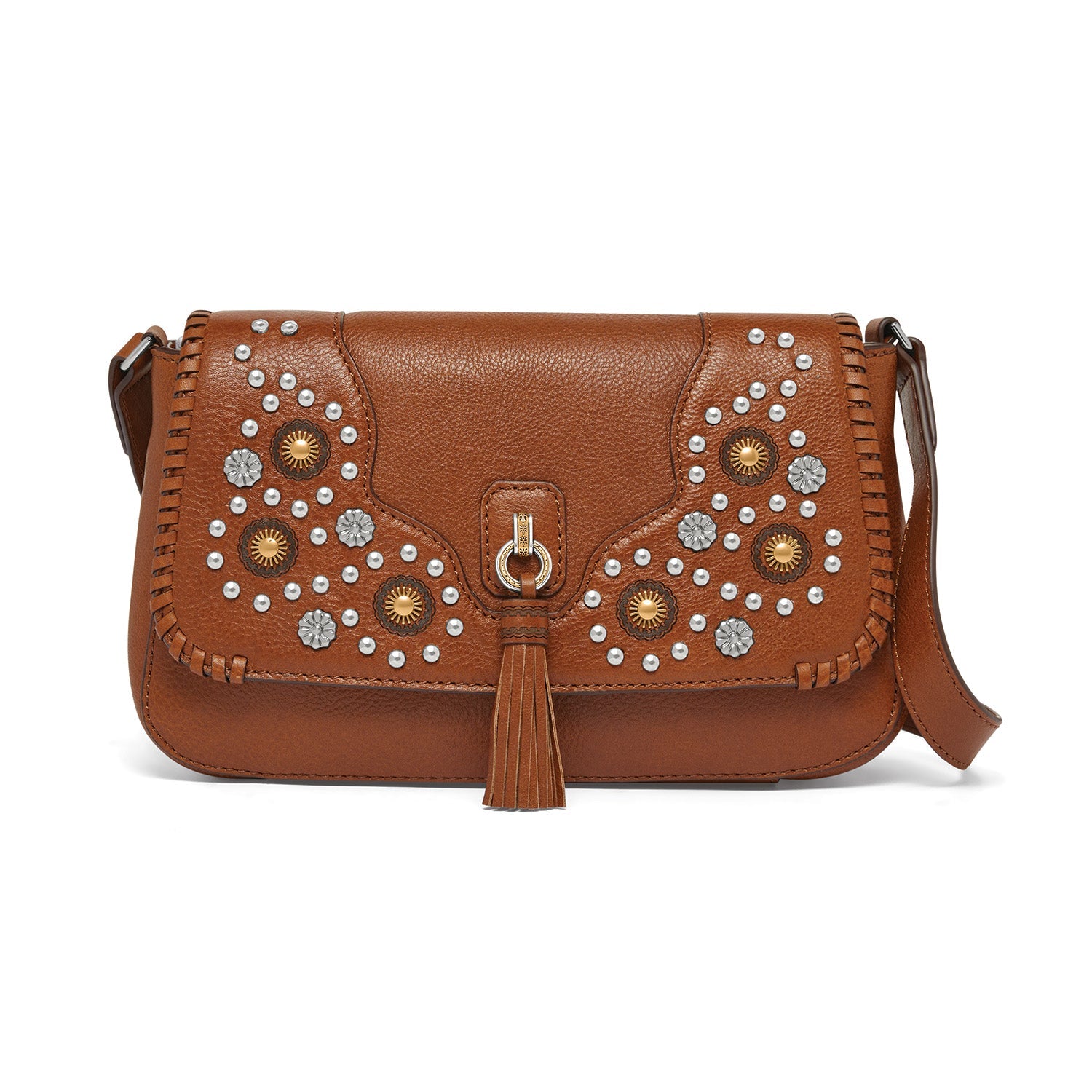 Brighton Mosaic Tassel Shoulder Bag | Russet - Juli's Wearable Art