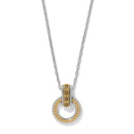 Brighton Mosaic Two Tone Link Ring Necklace - Juli's Wearable Art