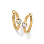 Brighton Mystery Of Love Heart Hoop Earrings - Juli's Wearable Art