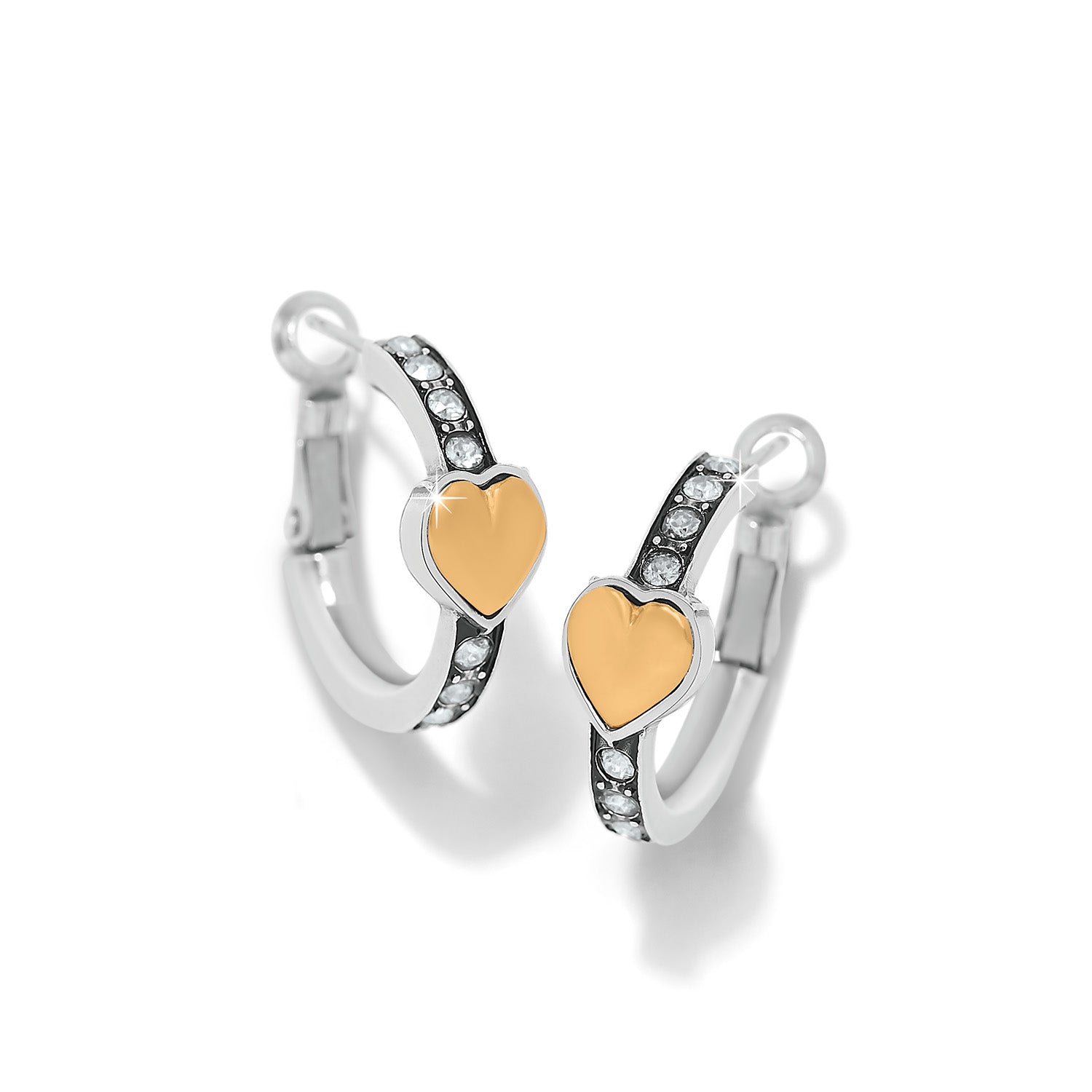 Brighton Mystery Of Love Heart Hoop Earrings - Juli's Wearable Art