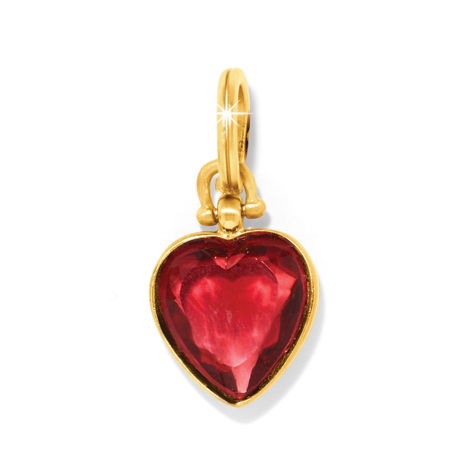 Brighton One Heart Charm - Juli's Wearable Art