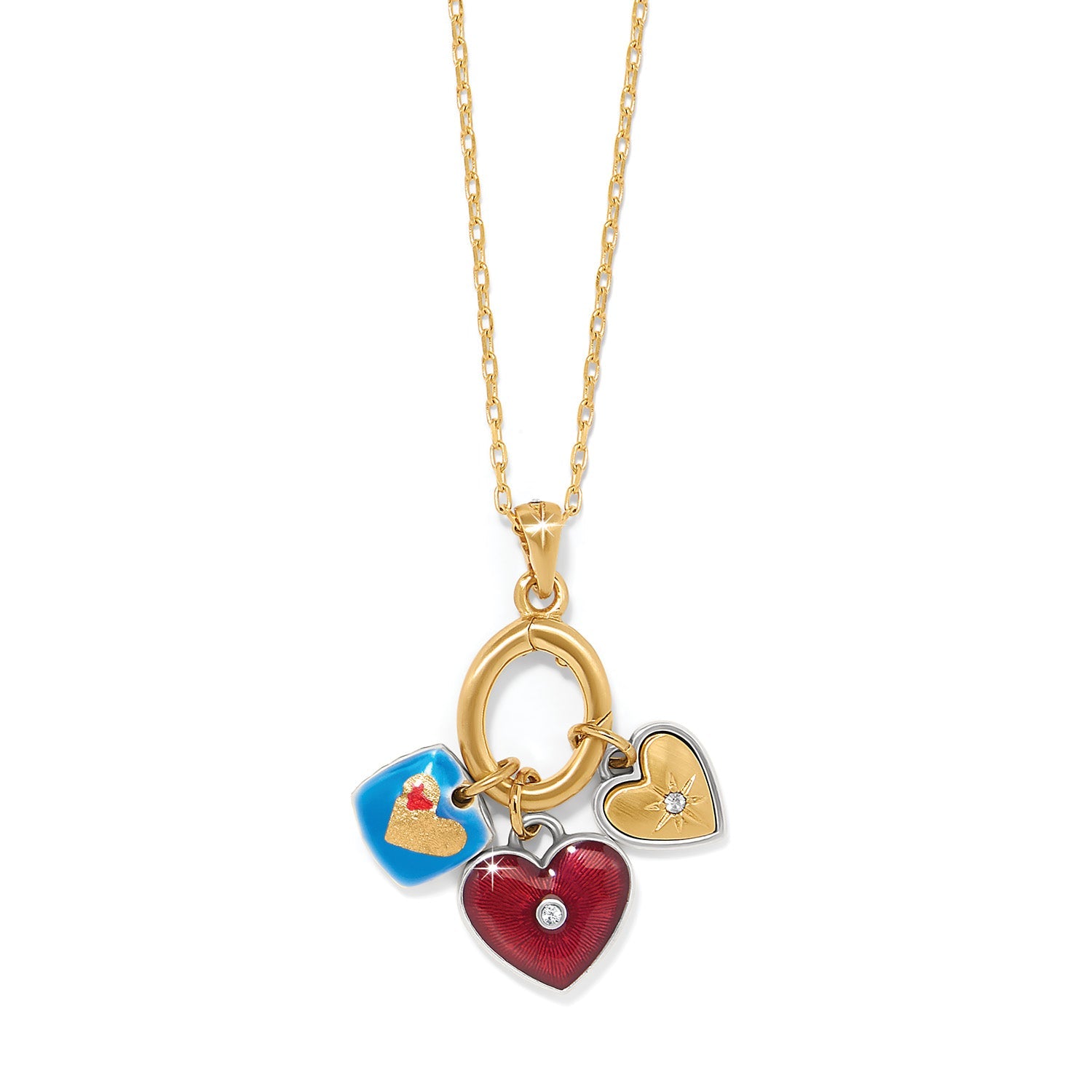 Brighton One Heart Charm Necklace - Juli's Wearable Art