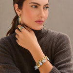 Brighton One Heart Large Charm Bracelet – Two - Tone Silver & Gold - Juli's Wearable Art