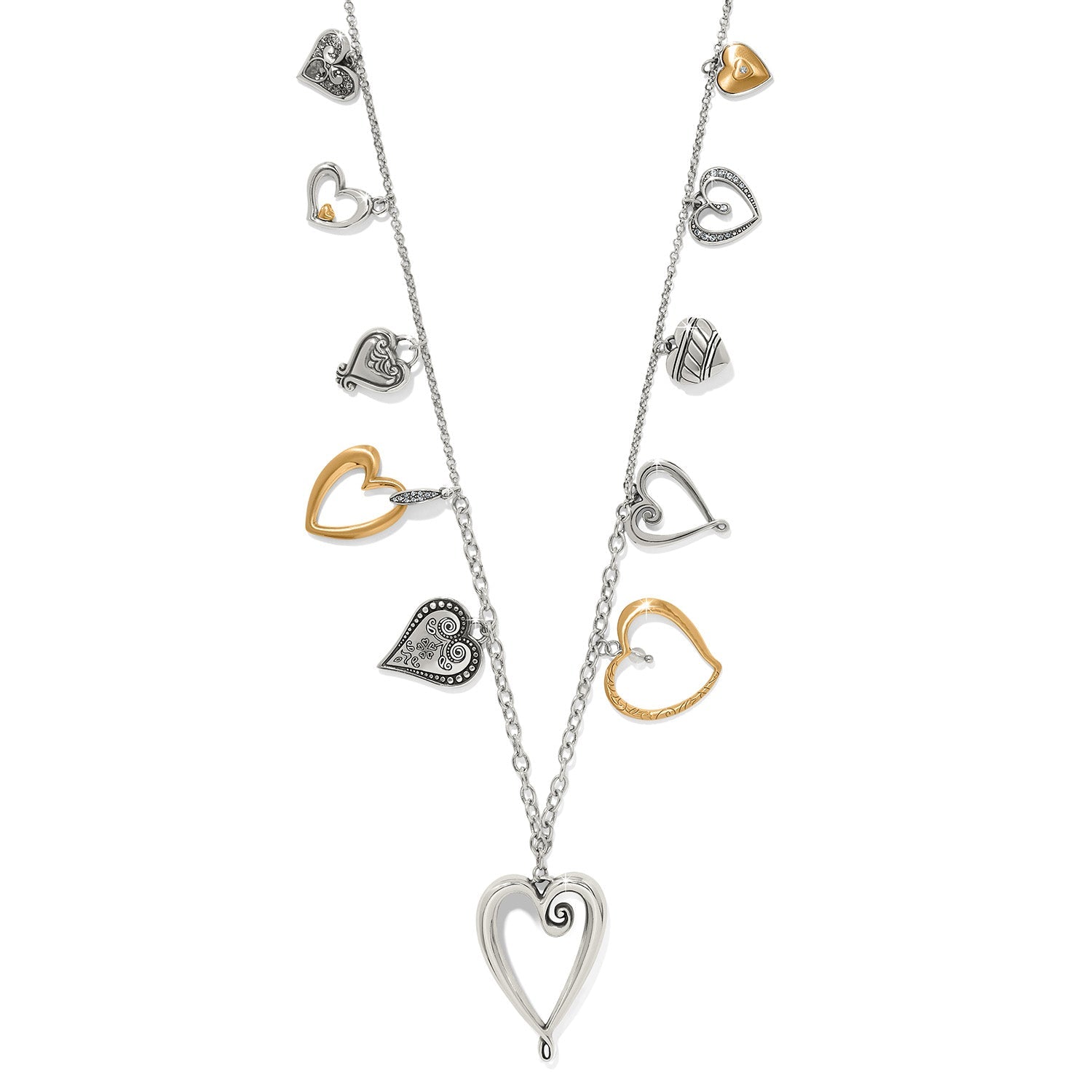 Brighton One Heart Large Long Necklace - Juli's Wearable Art