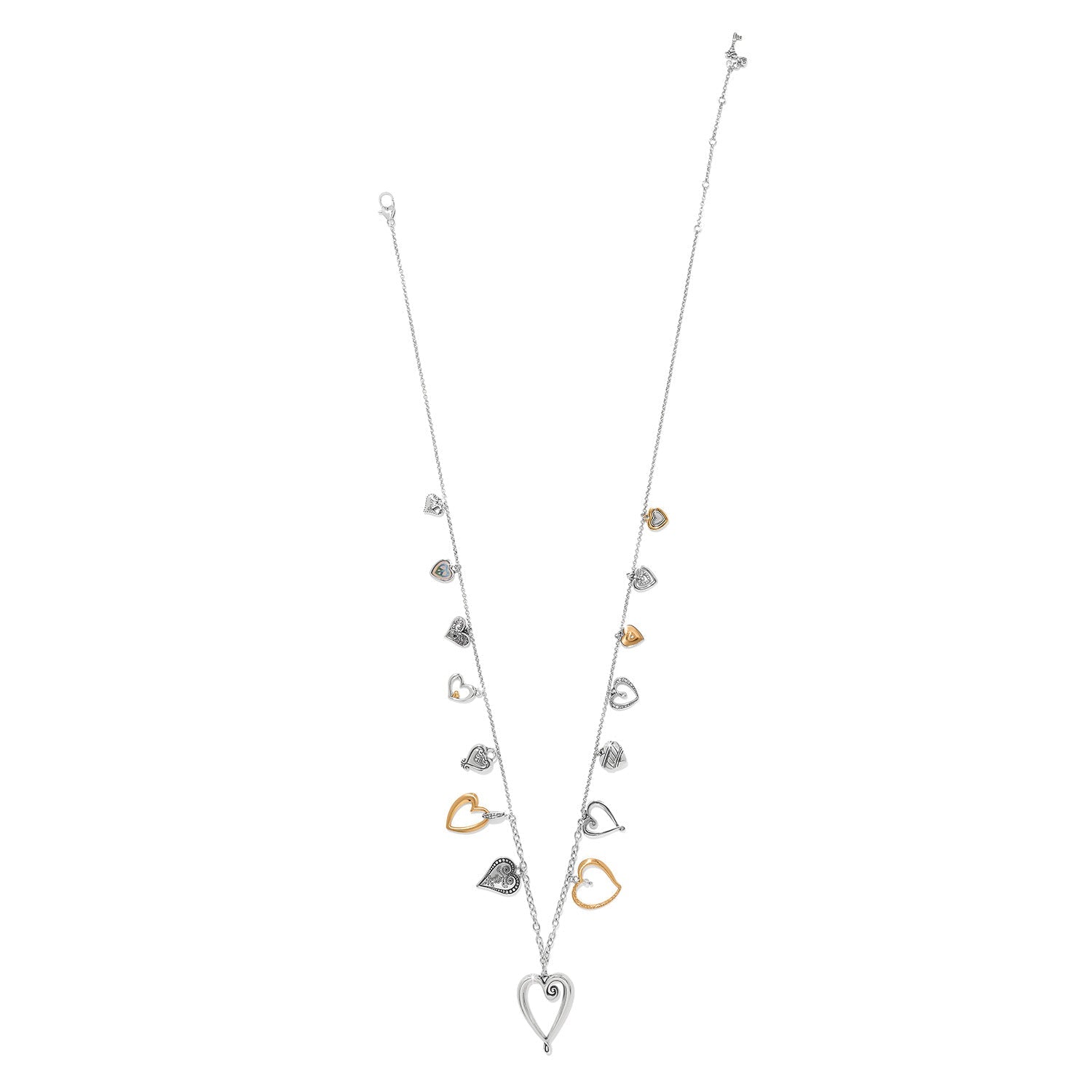 Brighton One Heart Large Long Necklace - Juli's Wearable Art