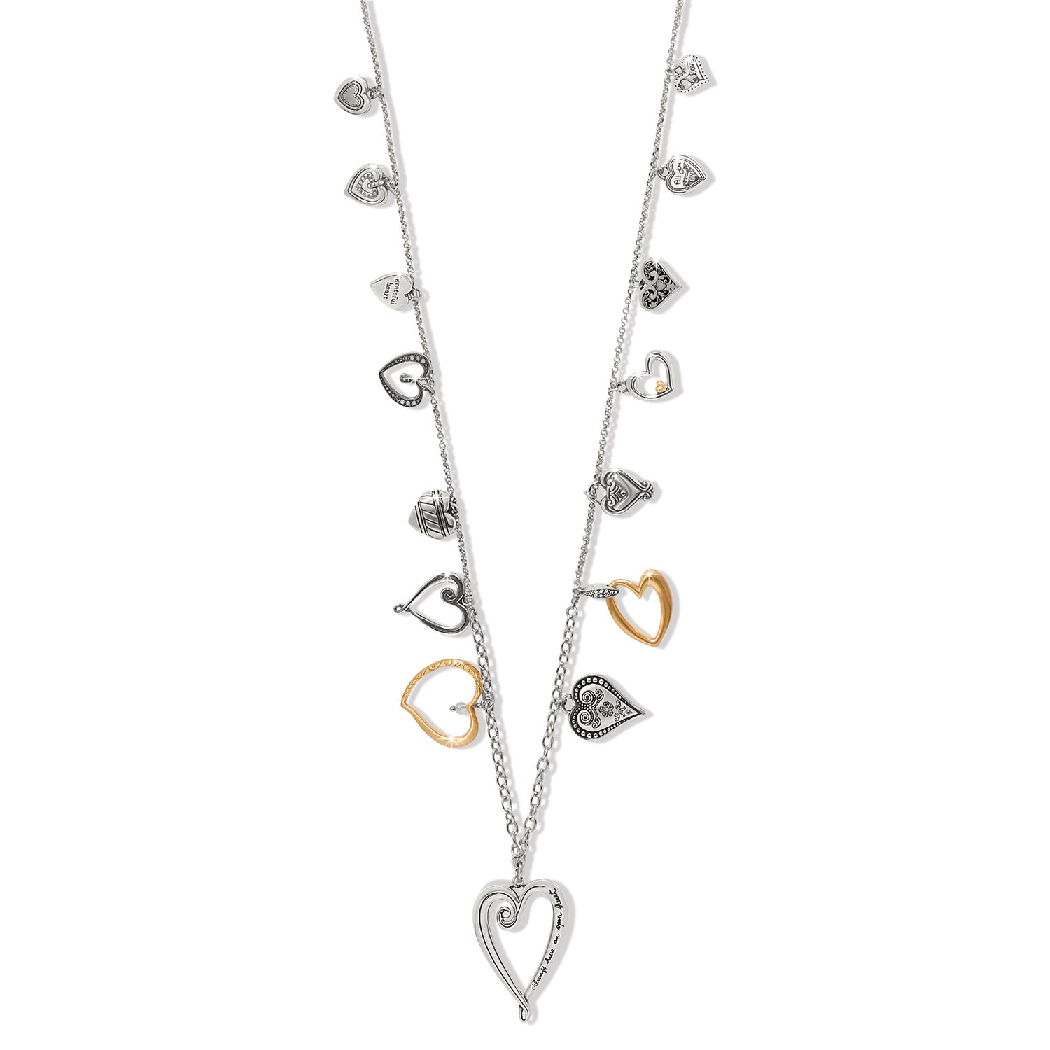 Brighton One Heart Large Long Necklace - Juli's Wearable Art