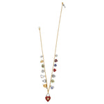 Brighton One Heart Long Necklace - Two Tone Finish - Juli's Wearable Art