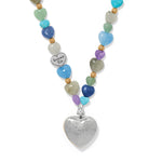 Brighton One Heart Multi Heart Bead Necklace - Juli's Wearable Art