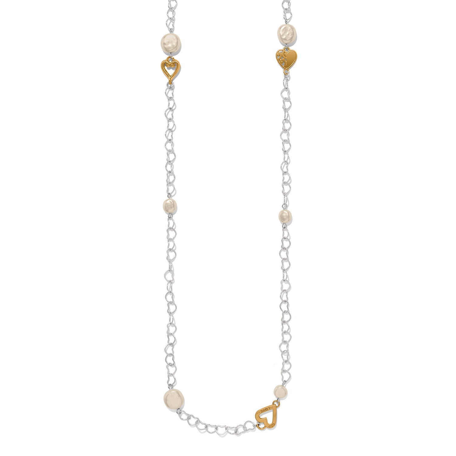 Brighton One Heart Pearl Long Necklace - Juli's Wearable Art