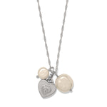 Brighton One Heart Pearl Short Necklace - Juli's Wearable Art