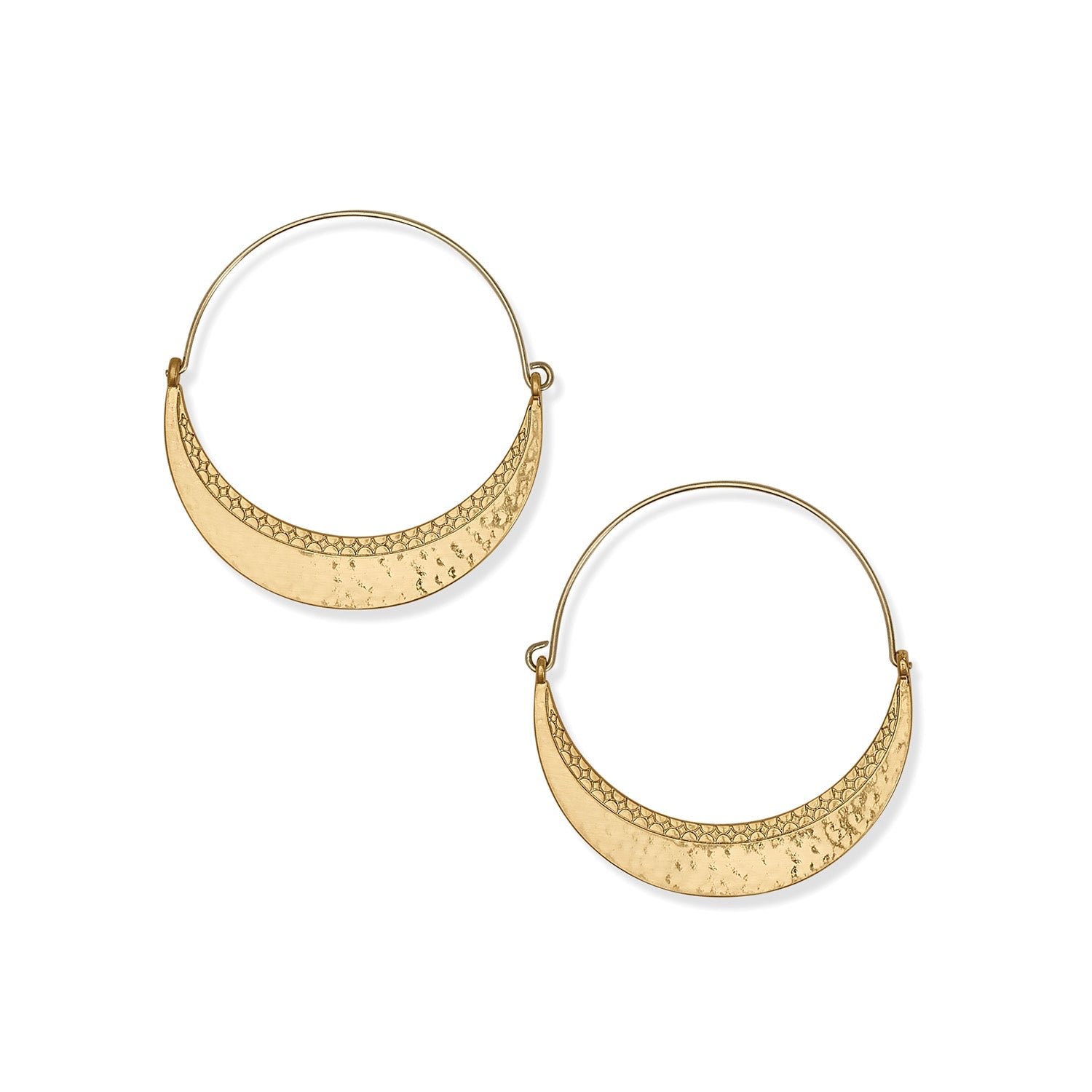 Brighton Palm Canyon Large Hoop Earrings - Juli's Wearable Art