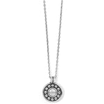 Brighton Pebble Dot Medali Petite Reversible Birthstone Necklace | May | Emerald - Juli's Wearable Art