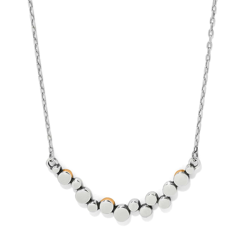 Brighton Pebble Edge Crescent Bar Necklace