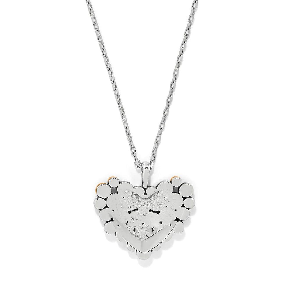 Brighton Pebble Edge Heart Necklace - Juli's Wearable Art