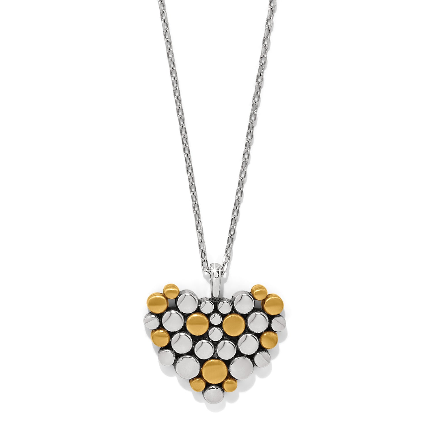 Brighton Pebble Edge Heart Necklace - Juli's Wearable Art