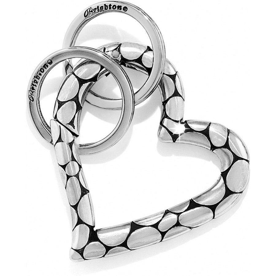 Brighton Pebble Heart Valet Key Fob - Juli's Wearable Art