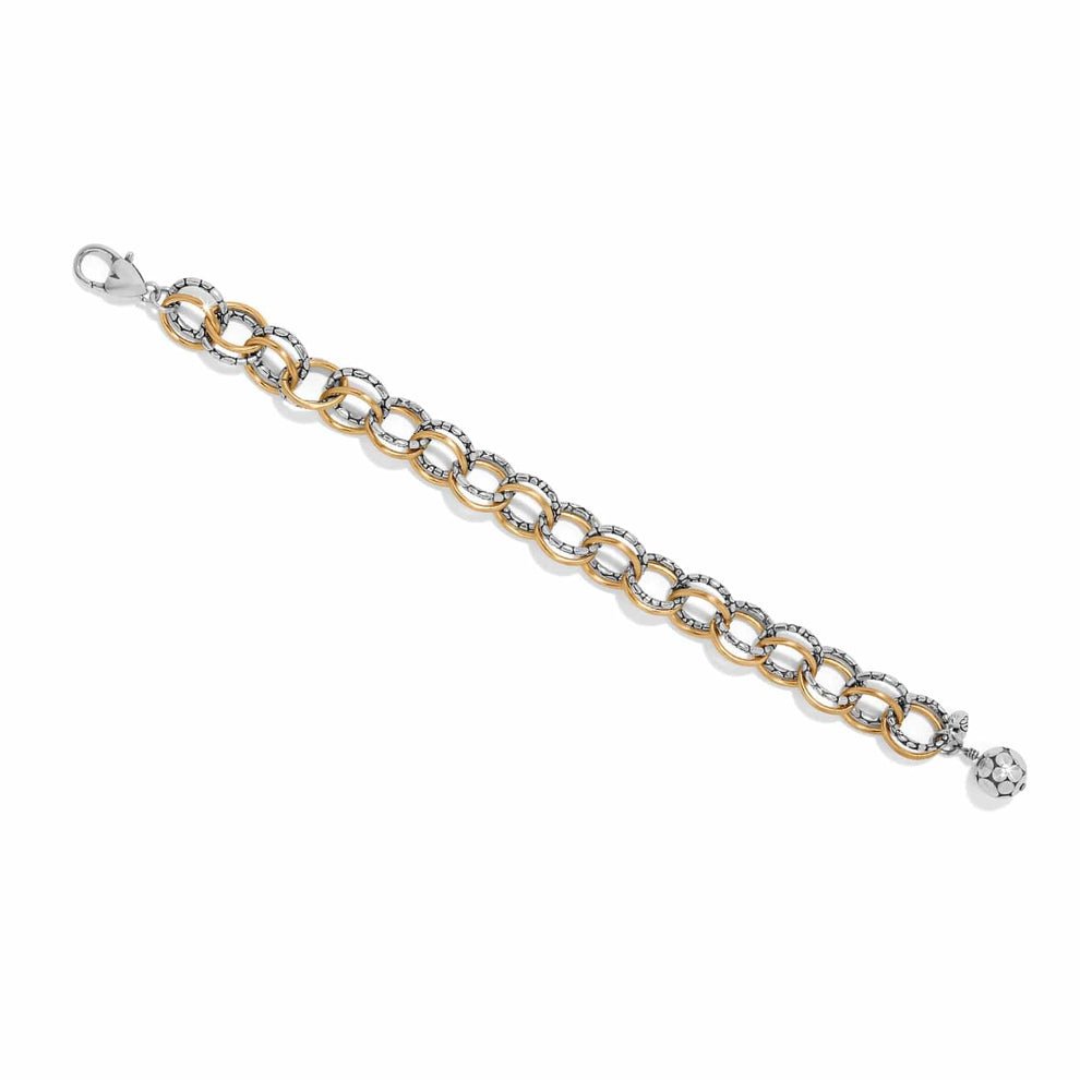 Brighton Pebble Link Two Tone Bracelet – Silver & Gold