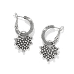 Brighton Pebble Sweet Hearts Reversible Charm Hoop Earrings - Juli's Wearable Art