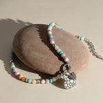 Brighton Pebble Sweet Hearts Token Charm Necklace - Juli's Wearable Art