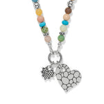 Brighton Pebble Sweet Hearts Token Charm Necklace - Juli's Wearable Art