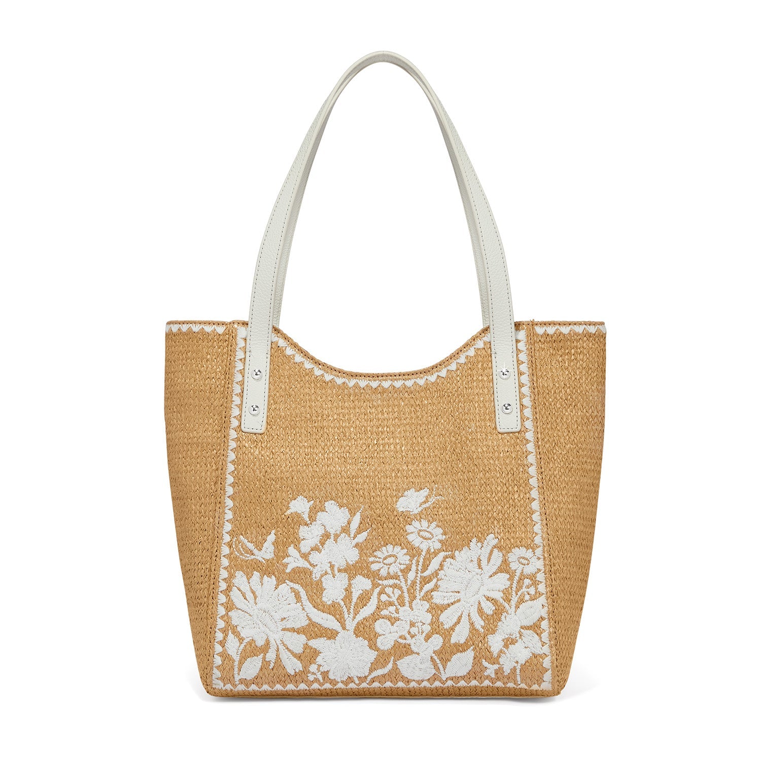 Brighton Pepper Straw Tote - Juli's Wearable Art