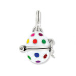 Brighton Polka Dot Easter Egg Charm - Juli's Wearable Art