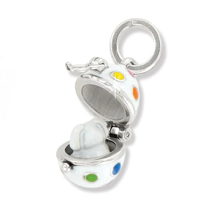 Brighton Polka Dot Easter Egg Charm - Juli's Wearable Art