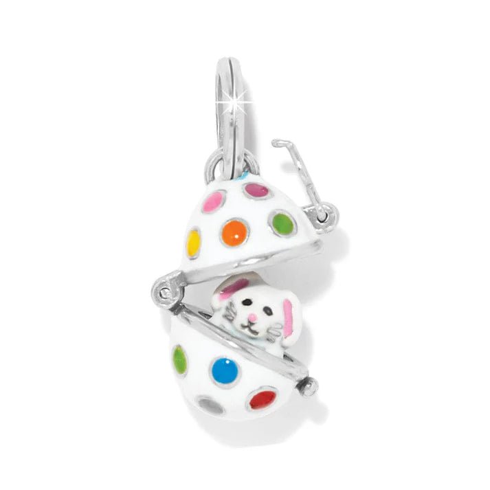Brighton Polka Dot Easter Egg Charm - Juli's Wearable Art