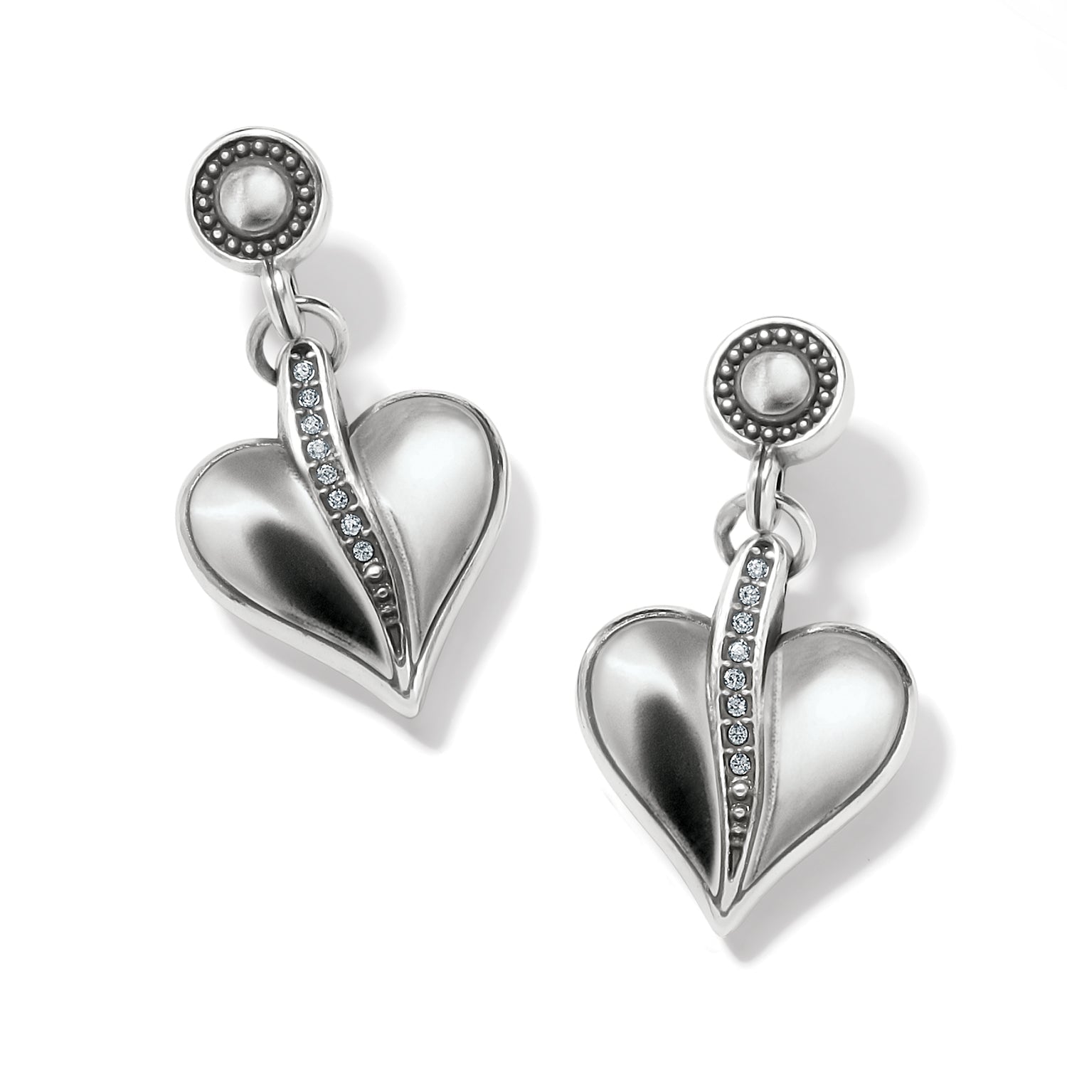 Brighton Precious Heart Post Drop Earrings - Juli's Wearable Art
