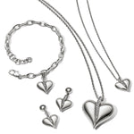 Brighton Precious Heart Post Drop Earrings - Juli's Wearable Art
