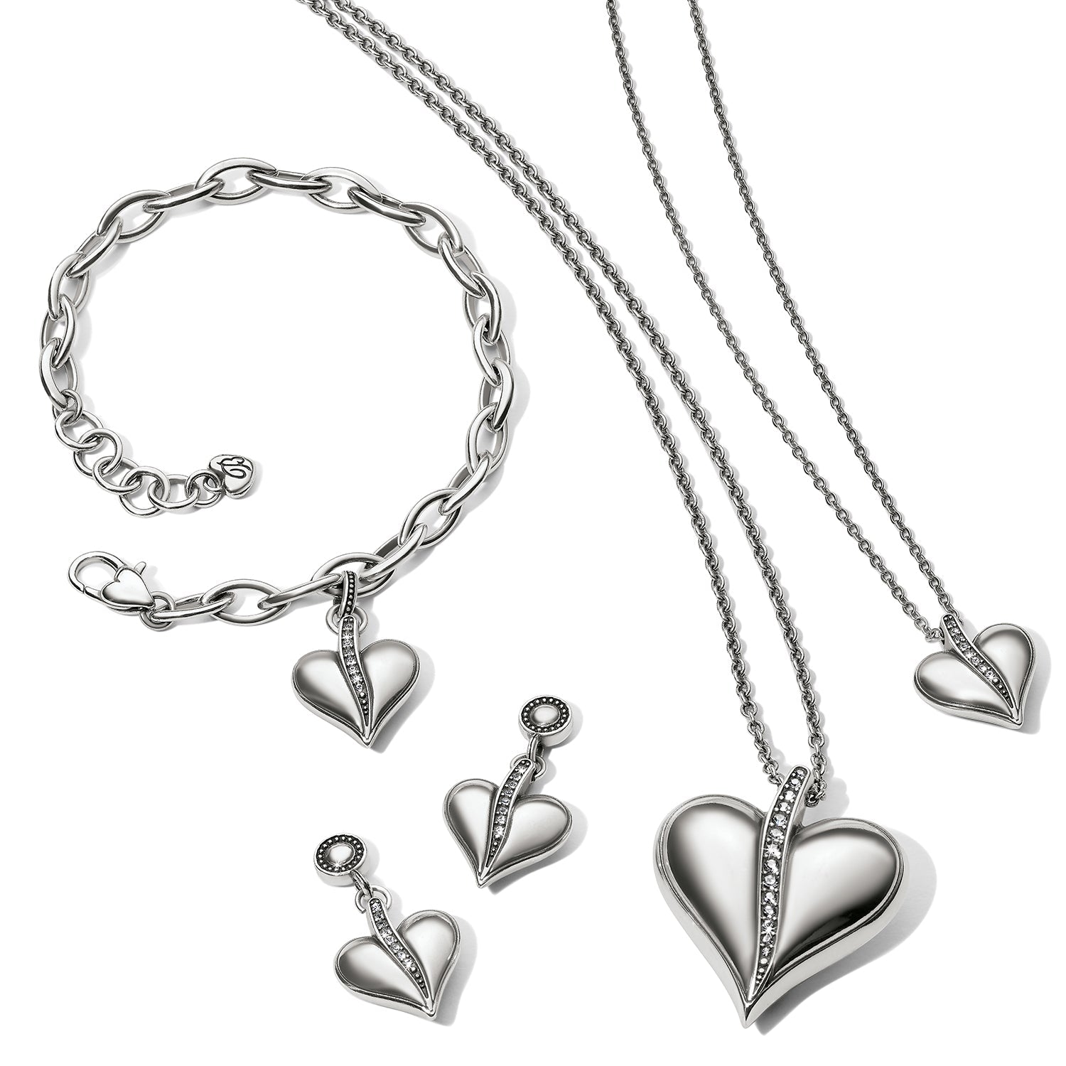 Brighton Precious Heart Post Drop Earrings - Juli's Wearable Art