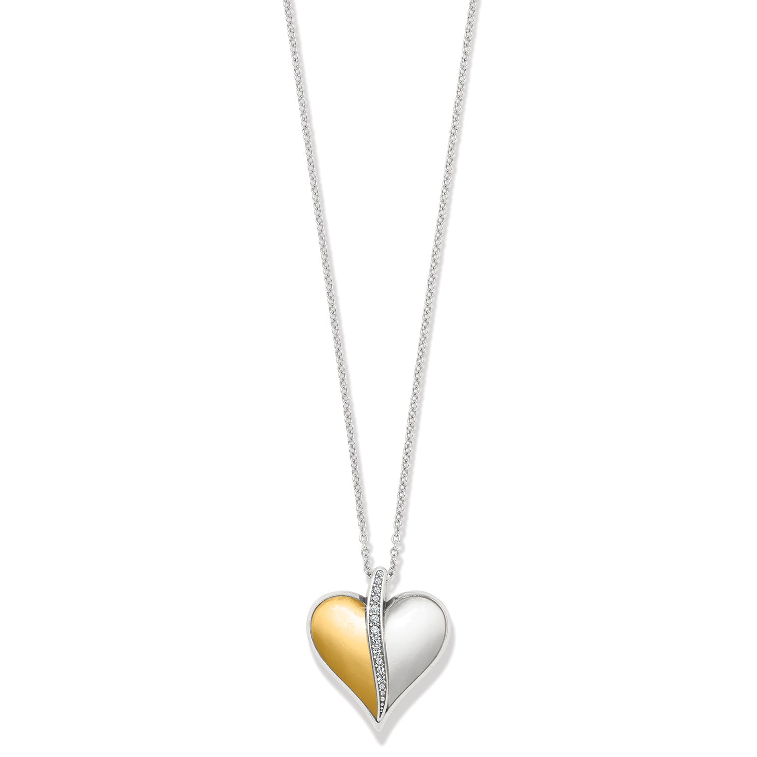 Brighton Precious Heart Two Tone Necklace - Juli's Wearable Art