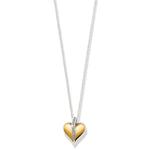 Brighton Precious Heart Two Tone Petite Necklace - Juli's Wearable Art