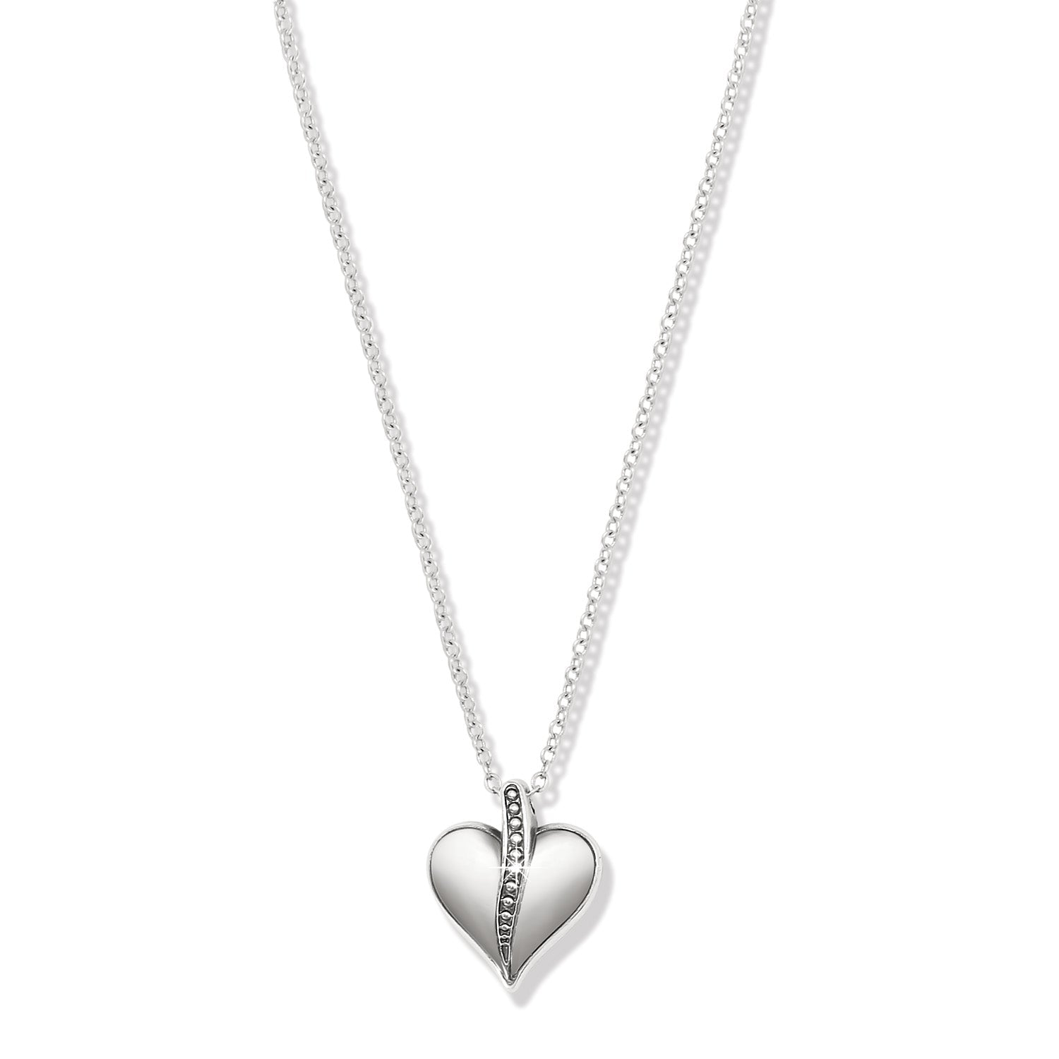 Brighton Precious Heart Two Tone Petite Necklace - Juli's Wearable Art
