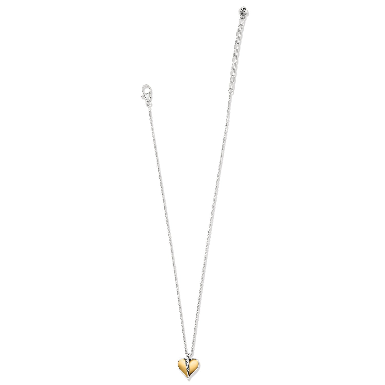 Brighton Precious Heart Two Tone Petite Necklace - Juli's Wearable Art