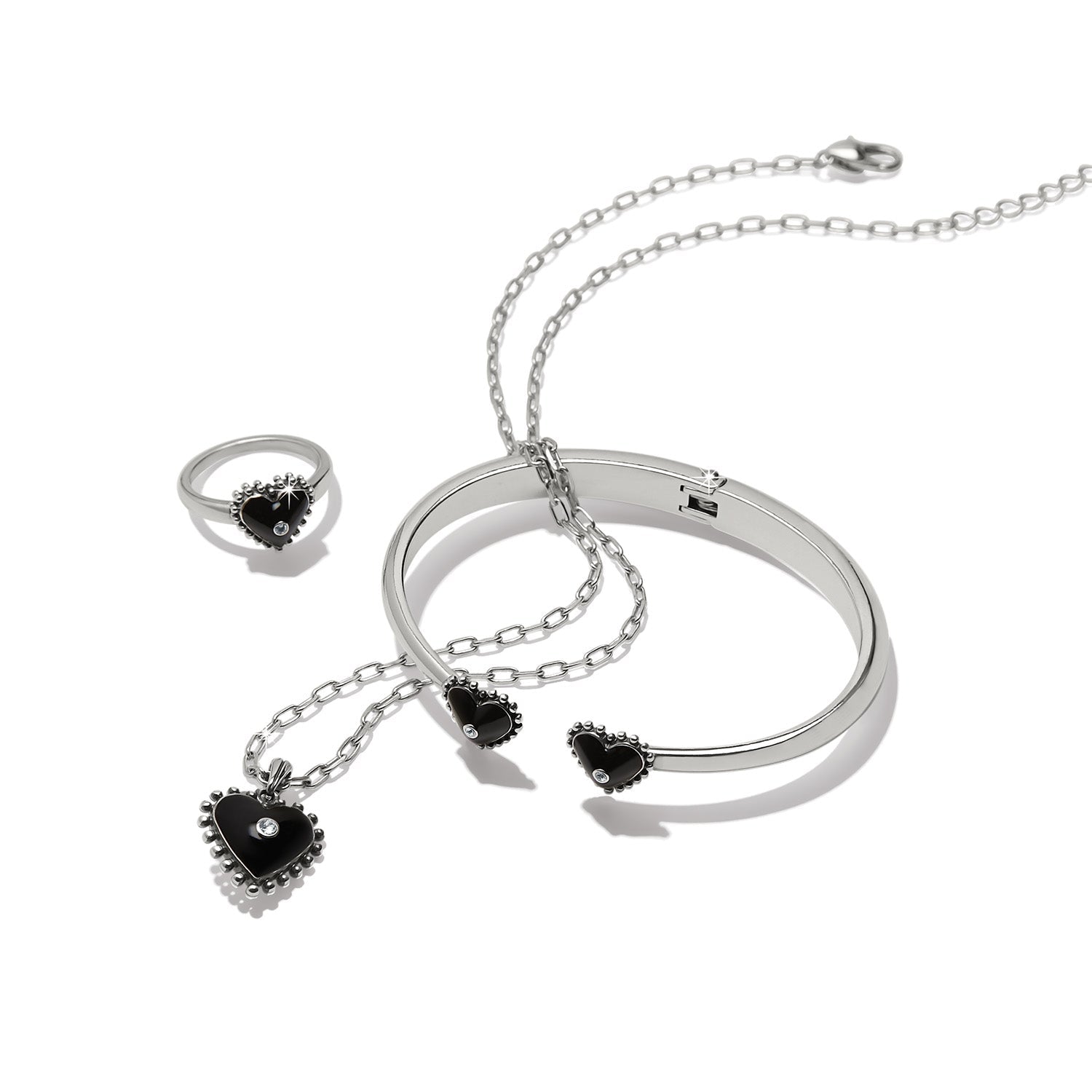 Brighton Pretty Tough Amour Heart Necklace - Juli's Wearable Art