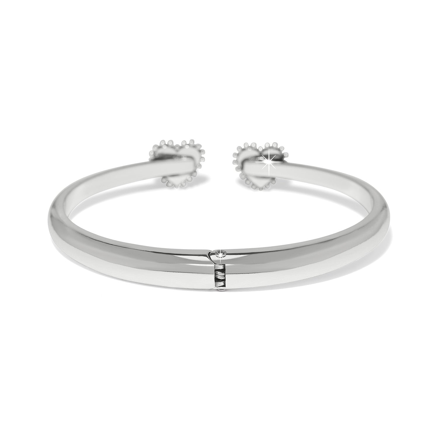 Brighton Pretty Tough Amour Heart Open Hinged Bangle - Juli's Wearable Art