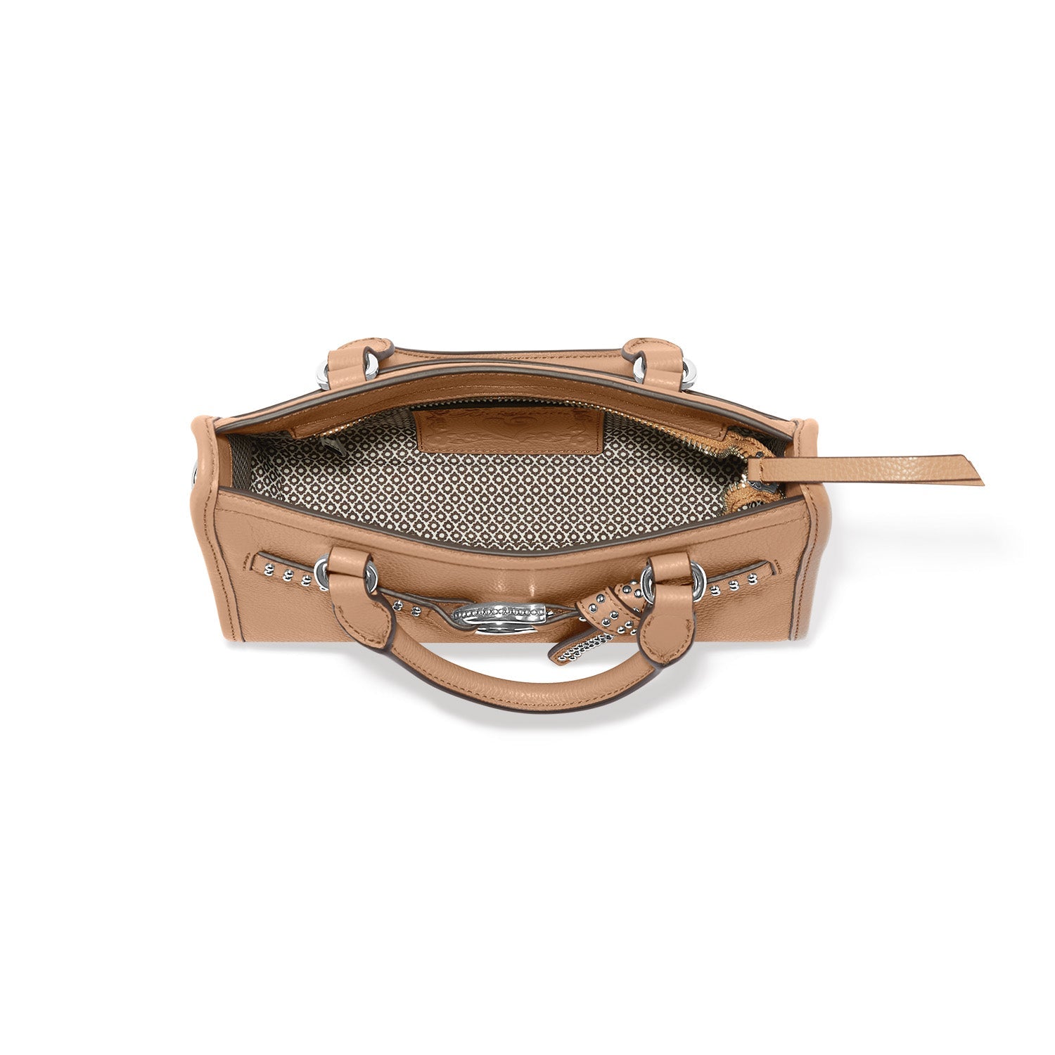 Brighton Pretty Tough Arch Cleo Small Satchel | Buff