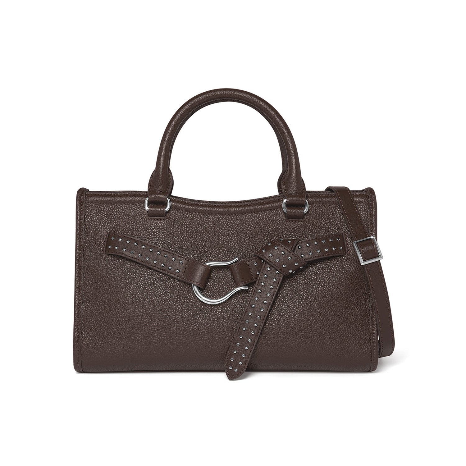 Brighton Pretty Tough Arch Crosby Satchel | Cocoa