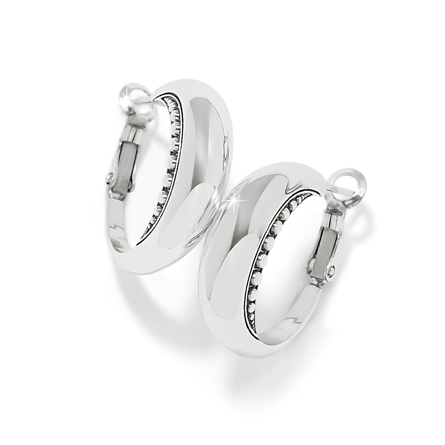 Brighton Pretty Tough Arch Hoop Earrings - Juli's Wearable Art