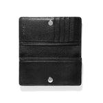 Brighton Pretty Tough Arch Large Wallet - Black - Juli's Wearable Art