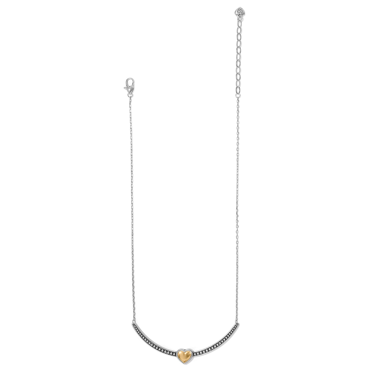 Brighton Pretty Tough Bold Heart Bar Necklace - Juli's Wearable Art