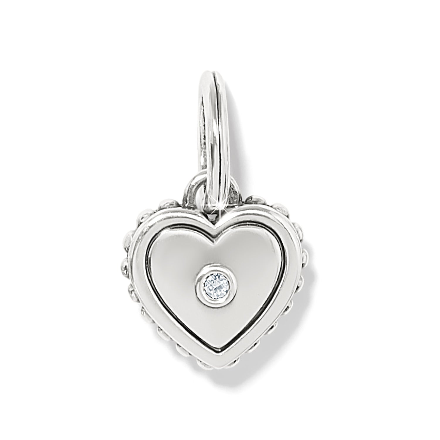 Brighton Pretty Tough Bold Heart Charm - Juli's Wearable Art