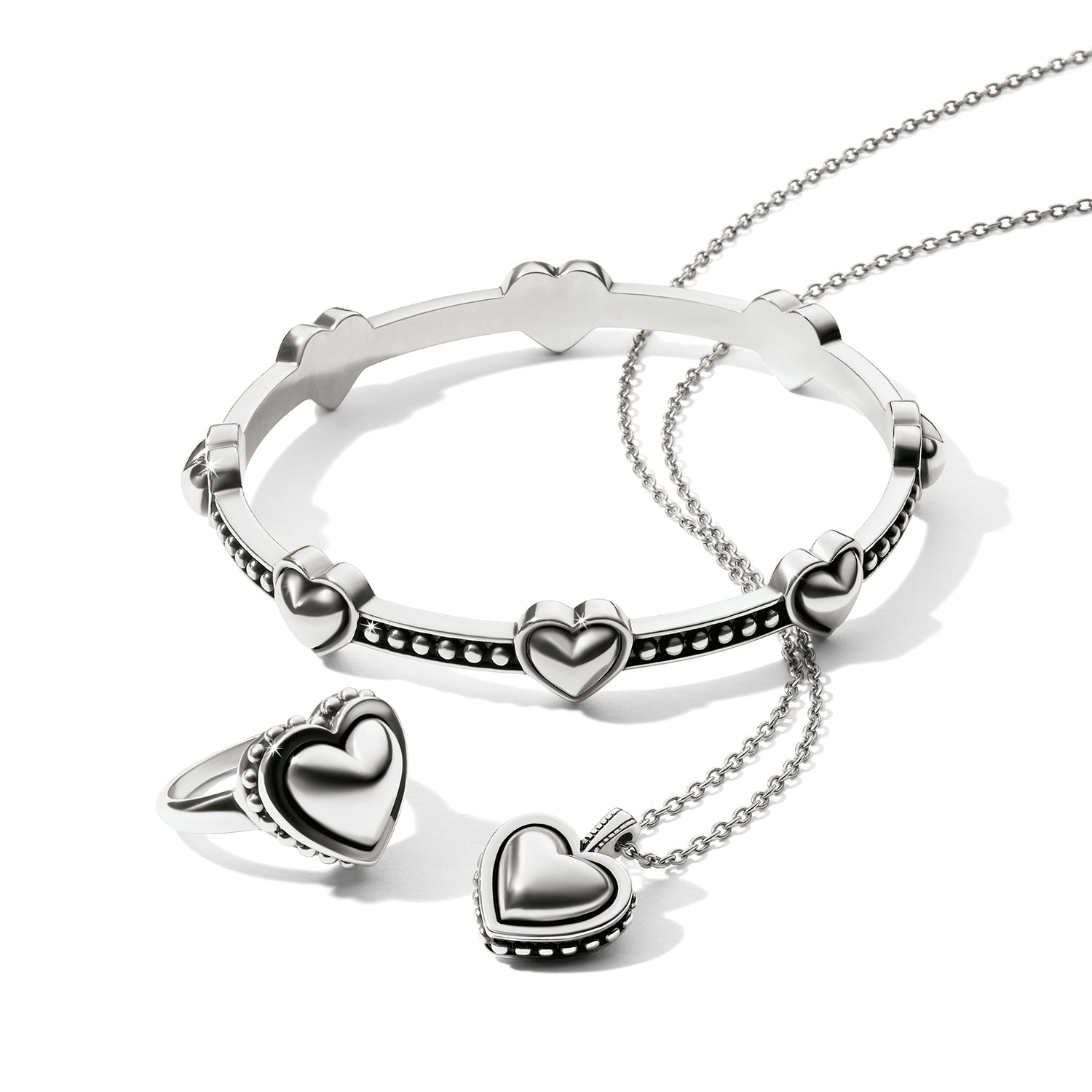 Brighton Pretty Tough Bold Heart Petite Heart - Juli's Wearable Art