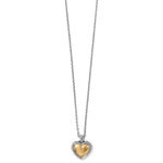 Brighton Pretty Tough Bold Heart Petite Necklace - Juli's Wearable Art
