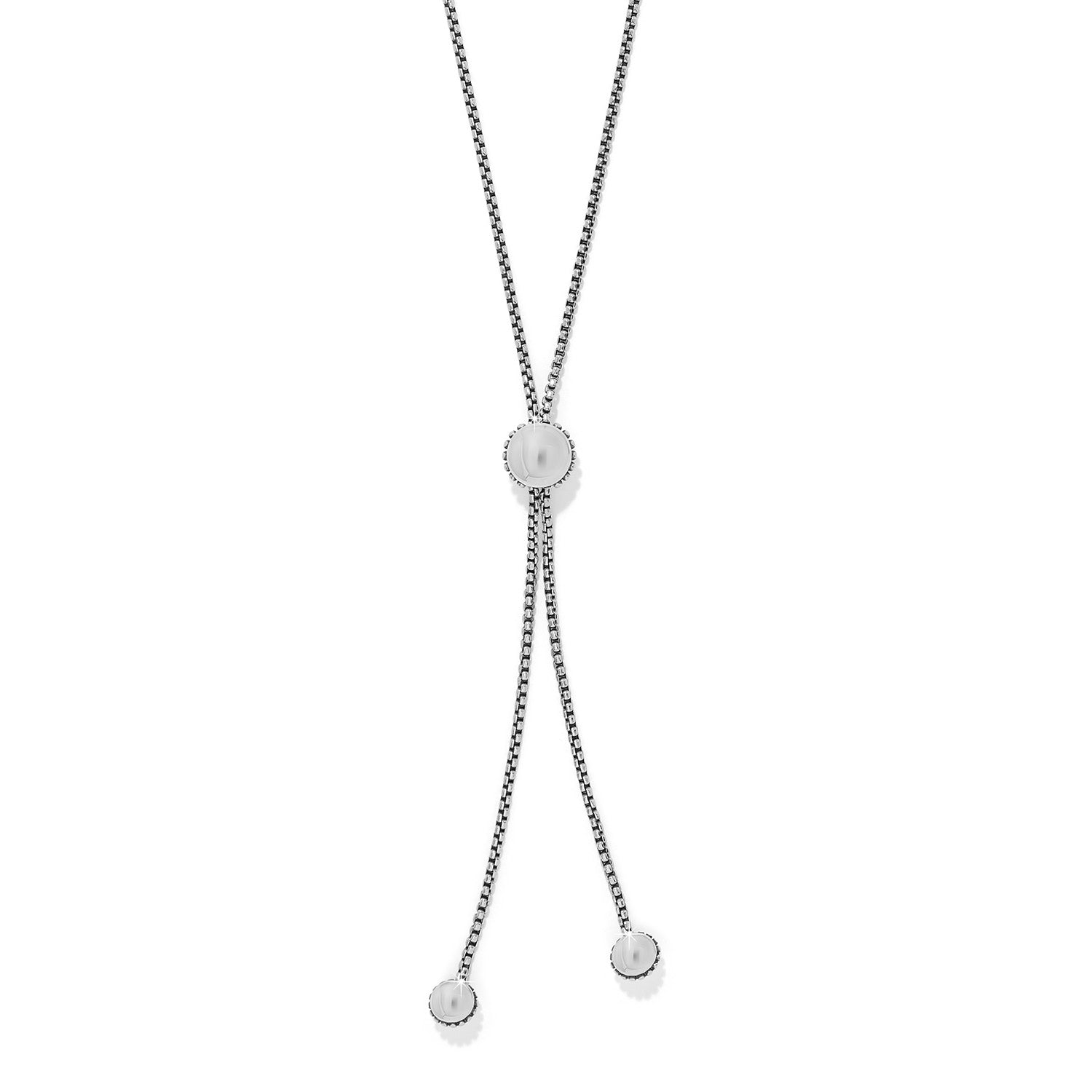 Brighton Pretty Tough Bold Stud Lariate Necklace - Juli's Wearable Art