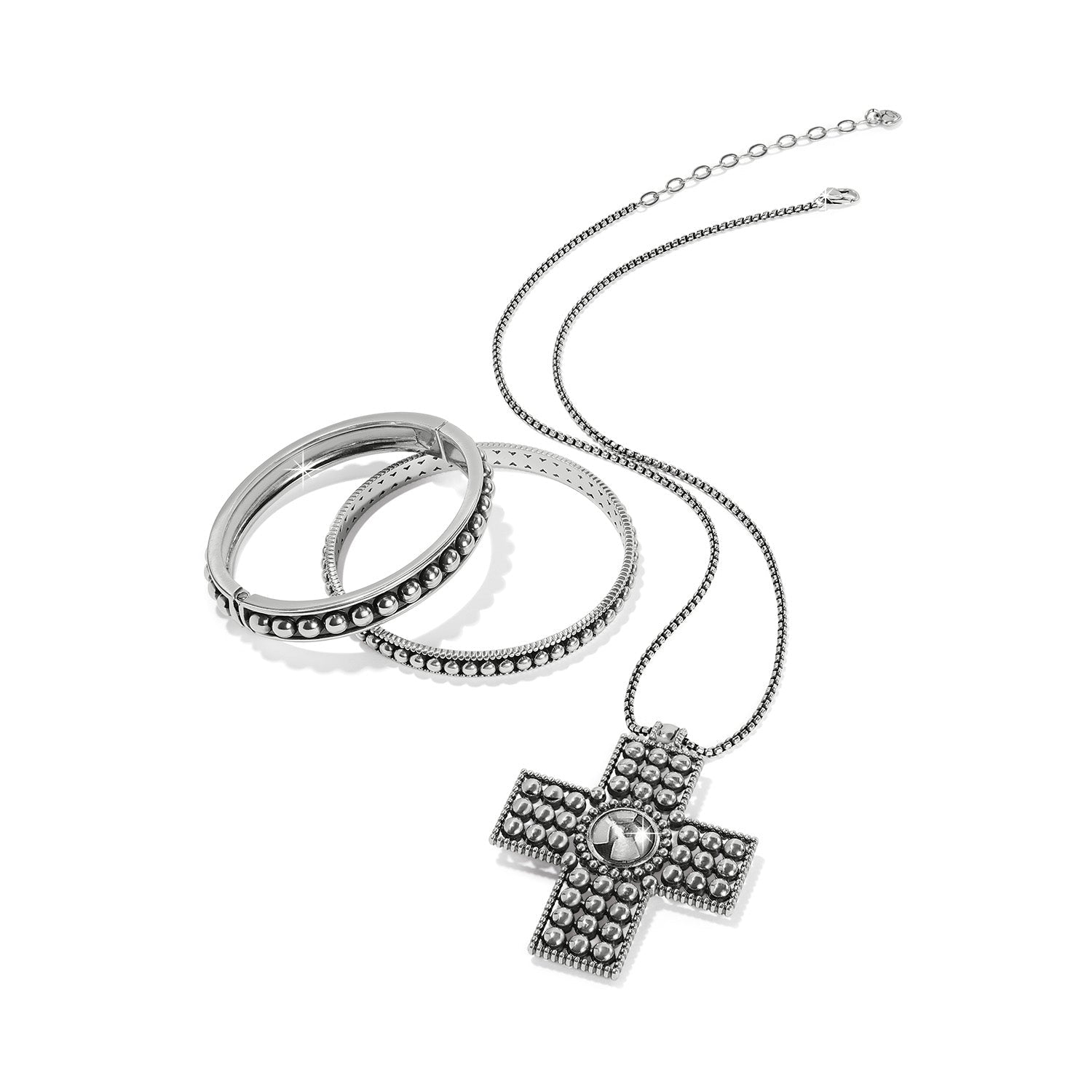 Brighton Pretty Tough Cross Necklace - Juli's Wearable Art