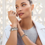 Brighton Pretty Tough Droplet Hinged Bangle - Juli's Wearable Art